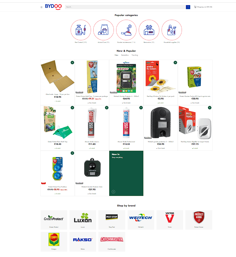 Bydoo Shopify Store