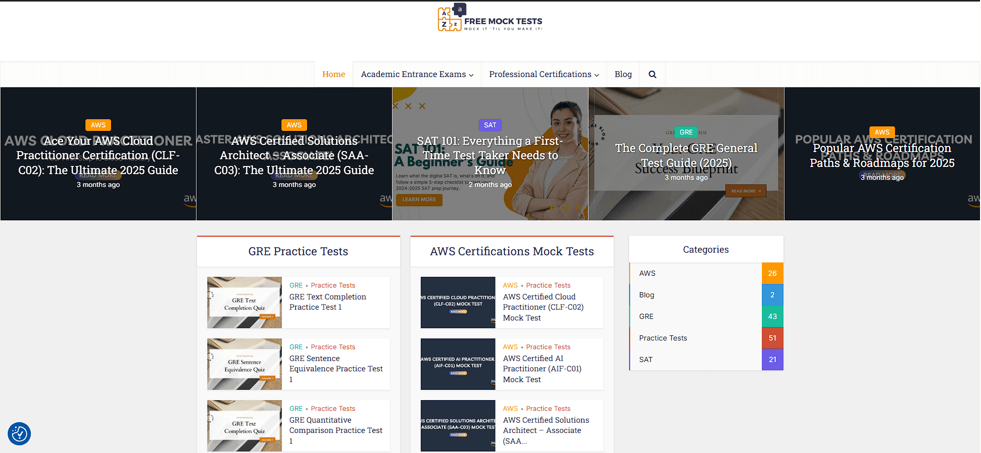 Free Mock Tests
